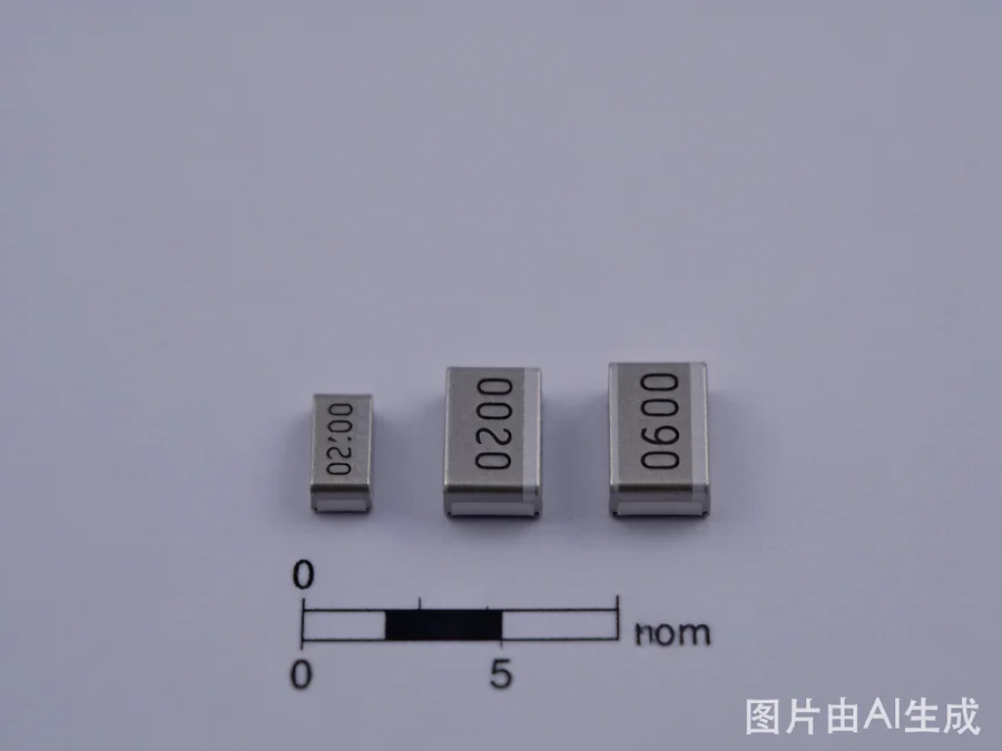 MLCC SMD capacitor size comparison from 0201 to 0805 for component selection